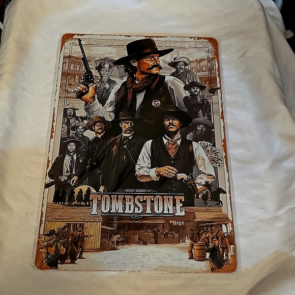 Tombstone Movie Decorative Tin Sign - Picture 3 of 4